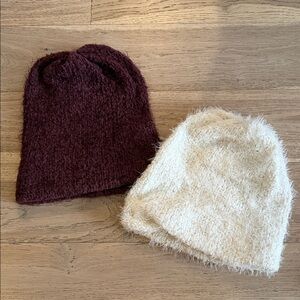 Free people slouchy oversized winter beanies